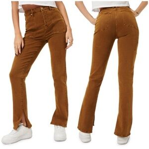 Good American Good Boy Carpenter Jeans 12 31 Bronze brown
